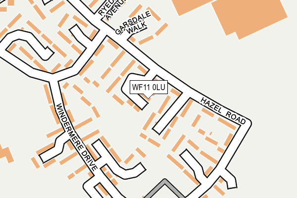 WF11 0LU map - OS OpenMap – Local (Ordnance Survey)