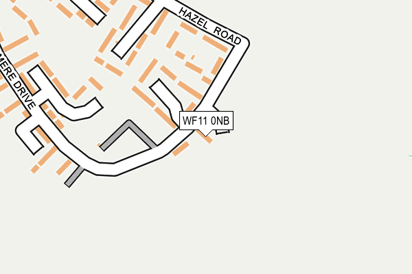 WF11 0NB map - OS OpenMap – Local (Ordnance Survey)