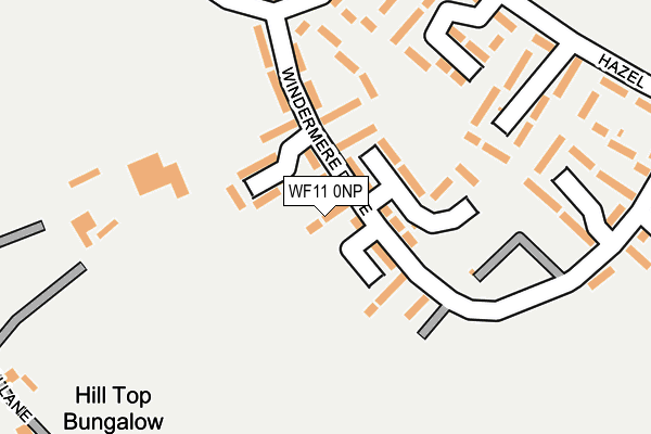 WF11 0NP map - OS OpenMap – Local (Ordnance Survey)