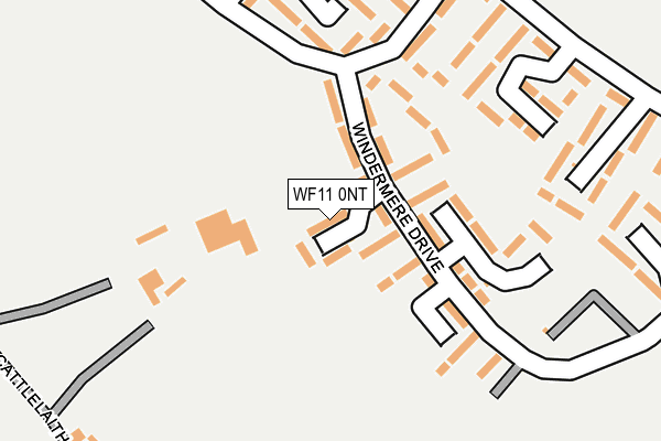 WF11 0NT map - OS OpenMap – Local (Ordnance Survey)