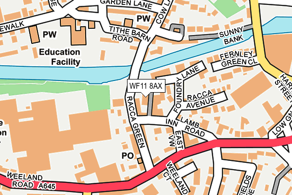Map of THE GREEN PARTNERSHIP LTD at local scale