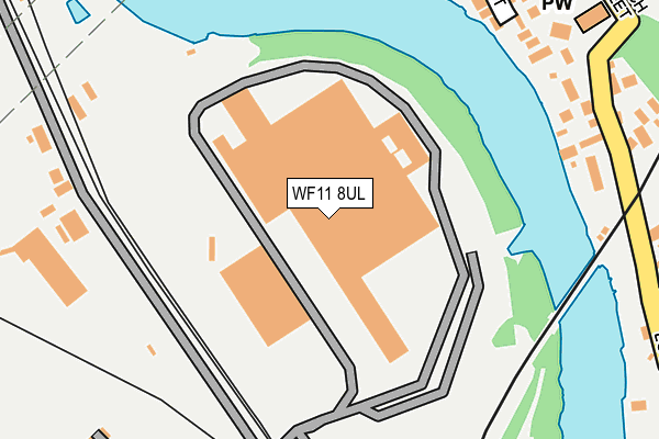 WF11 8UL map - OS OpenMap – Local (Ordnance Survey)