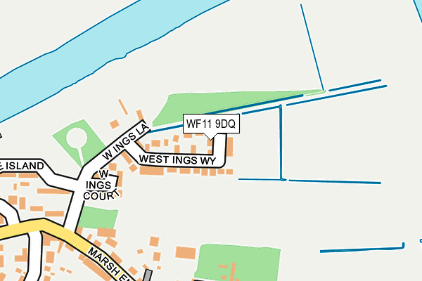 WF11 9DQ map - OS OpenMap – Local (Ordnance Survey)