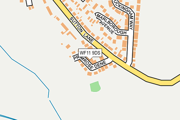 WF11 9DS map - OS OpenMap – Local (Ordnance Survey)