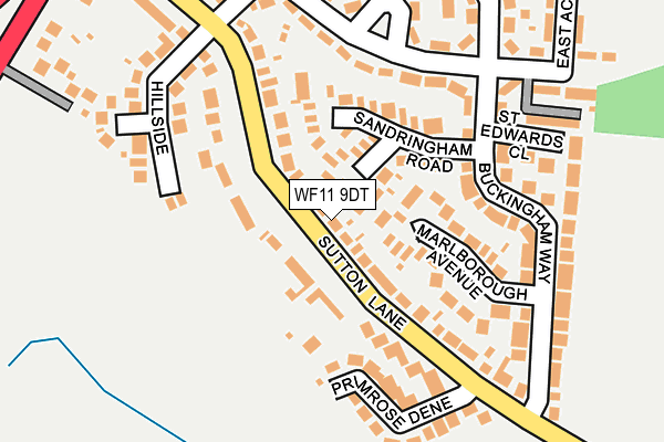 WF11 9DT map - OS OpenMap – Local (Ordnance Survey)