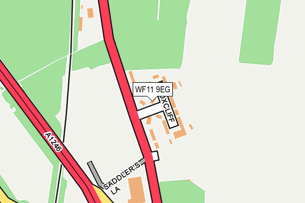 WF11 9EG map - OS OpenMap – Local (Ordnance Survey)