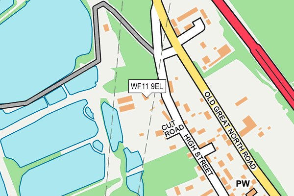 WF11 9EL map - OS OpenMap – Local (Ordnance Survey)