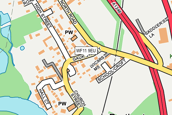 WF11 9EU map - OS OpenMap – Local (Ordnance Survey)