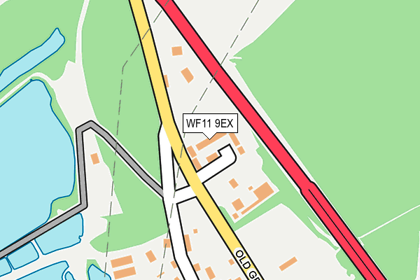 WF11 9EX map - OS OpenMap – Local (Ordnance Survey)