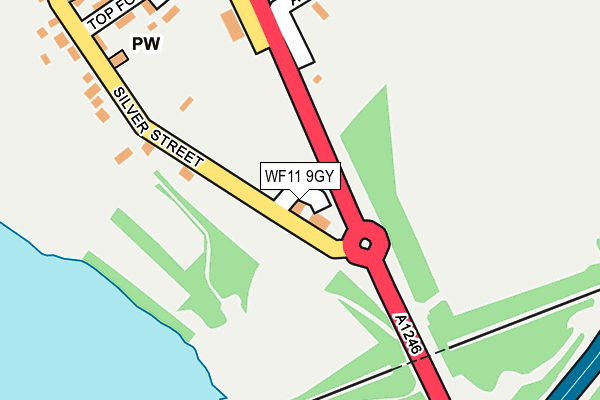 WF11 9GY map - OS OpenMap – Local (Ordnance Survey)