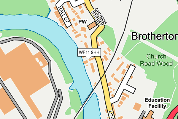 WF11 9HH map - OS OpenMap – Local (Ordnance Survey)