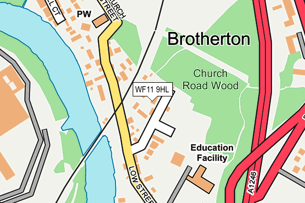 WF11 9HL map - OS OpenMap – Local (Ordnance Survey)