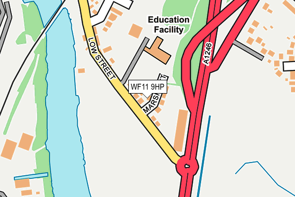 WF11 9HP map - OS OpenMap – Local (Ordnance Survey)