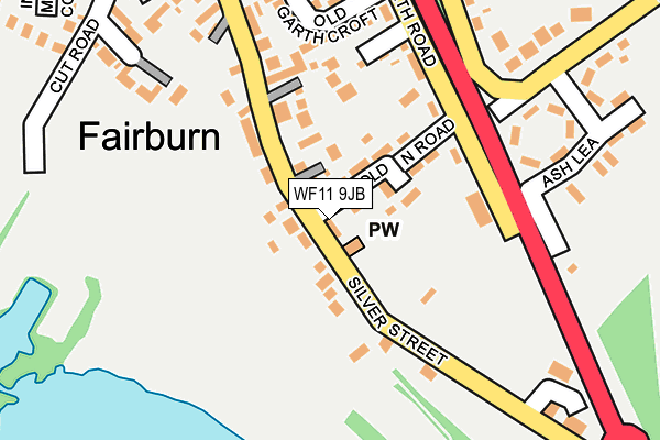WF11 9JB map - OS OpenMap – Local (Ordnance Survey)