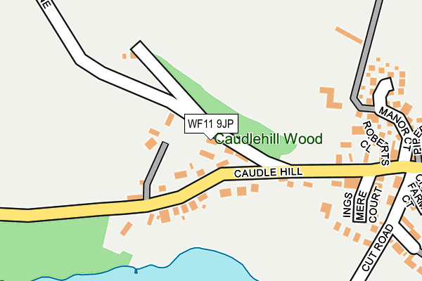 WF11 9JP map - OS OpenMap – Local (Ordnance Survey)