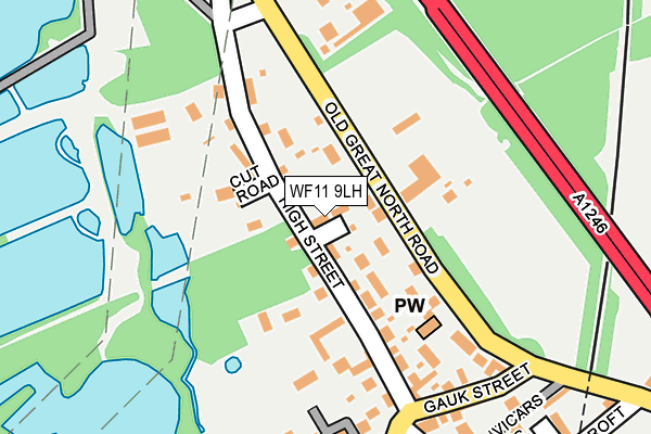 WF11 9LH map - OS OpenMap – Local (Ordnance Survey)