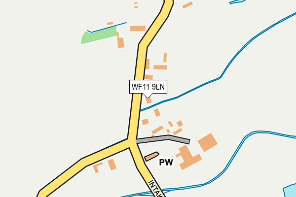 WF11 9LN map - OS OpenMap – Local (Ordnance Survey)