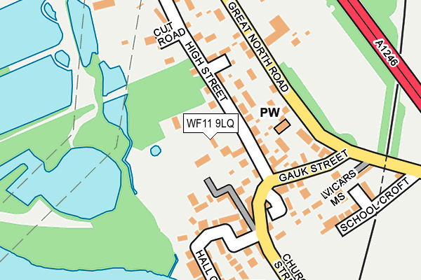 WF11 9LQ map - OS OpenMap – Local (Ordnance Survey)