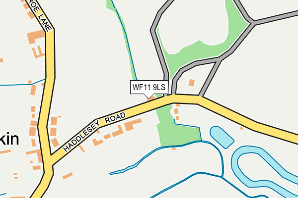 WF11 9LS map - OS OpenMap – Local (Ordnance Survey)