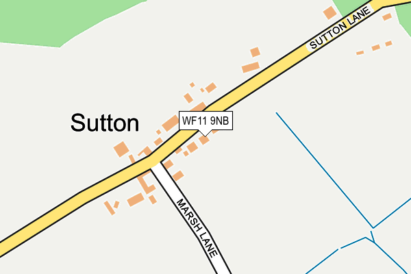 WF11 9NB map - OS OpenMap – Local (Ordnance Survey)