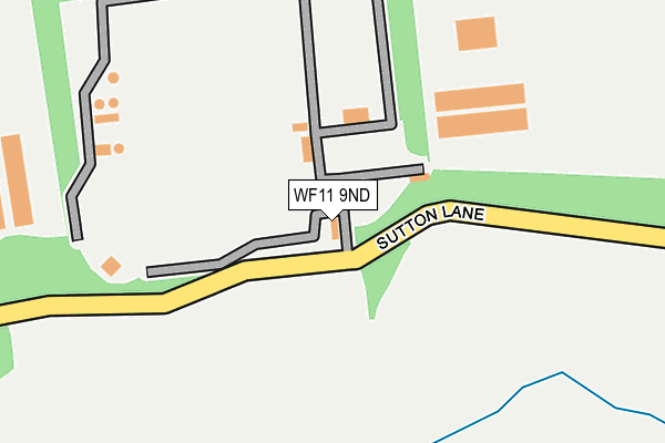 WF11 9ND map - OS OpenMap – Local (Ordnance Survey)