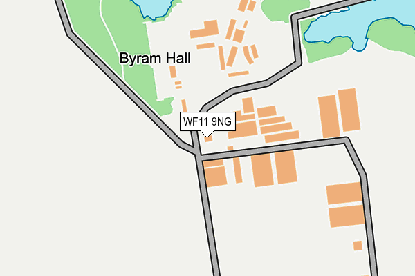 WF11 9NG map - OS OpenMap – Local (Ordnance Survey)