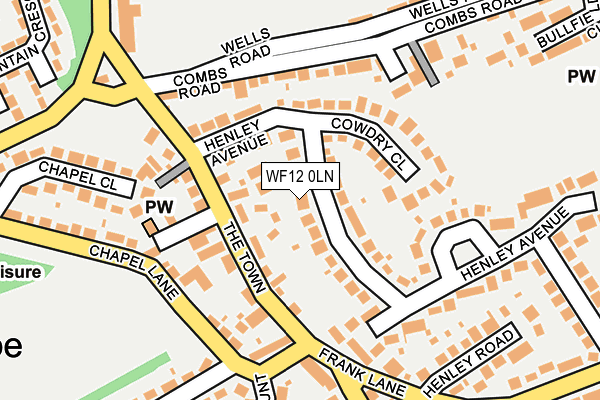 Map of JORDAN HOME INTERIORS LTD at local scale