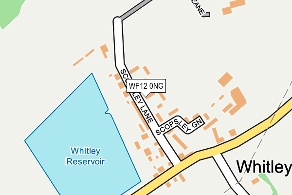 WF12 0NG map - OS OpenMap – Local (Ordnance Survey)