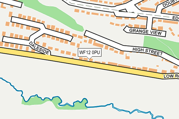 WF12 0PU map - OS OpenMap – Local (Ordnance Survey)