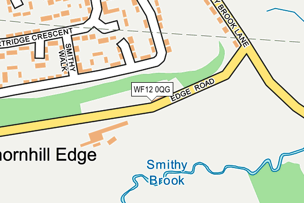 WF12 0QG map - OS OpenMap – Local (Ordnance Survey)