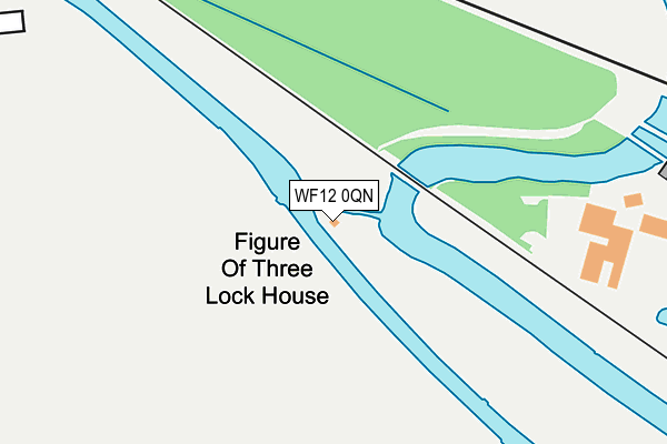 WF12 0QN map - OS OpenMap – Local (Ordnance Survey)