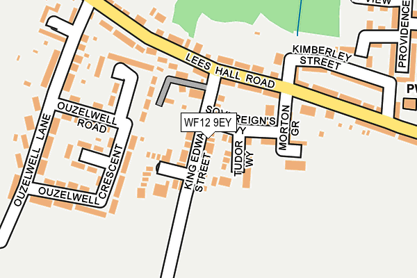 WF12 9EY map - OS OpenMap – Local (Ordnance Survey)