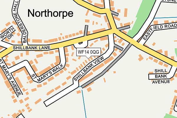 Map of BRIDGETHORPE LIMITED at local scale