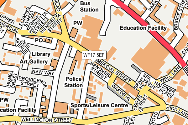 Map of ELIZA'S AESTHETICS HAIR & BEAUTY LTD at local scale