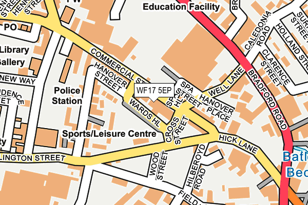 Map of LUSH CAFE LOUNGE LTD at local scale