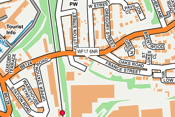 WF17 6NR map - OS OpenMap – Local (Ordnance Survey)