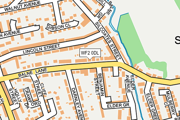 WF2 0DL map - OS OpenMap – Local (Ordnance Survey)