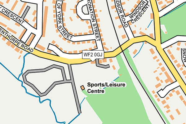 WF2 0GJ map - OS OpenMap – Local (Ordnance Survey)