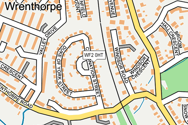 WF2 0HT map - OS OpenMap – Local (Ordnance Survey)