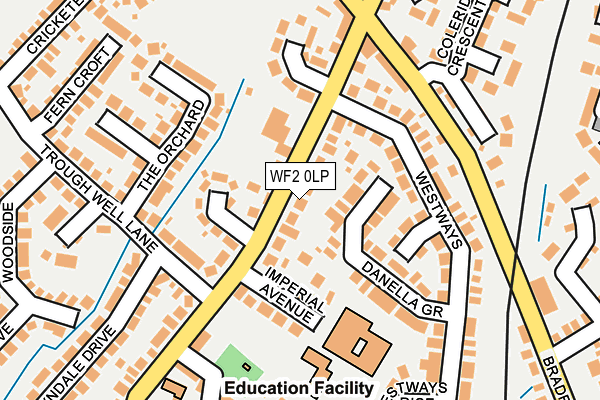 WF2 0LP map - OS OpenMap – Local (Ordnance Survey)