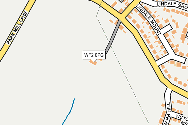 WF2 0PG map - OS OpenMap – Local (Ordnance Survey)