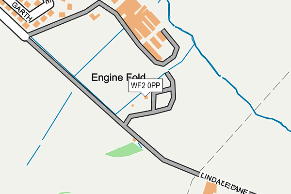 WF2 0PP map - OS OpenMap – Local (Ordnance Survey)