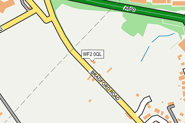 WF2 0QL map - OS OpenMap – Local (Ordnance Survey)