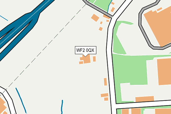 WF2 0QX map - OS OpenMap – Local (Ordnance Survey)