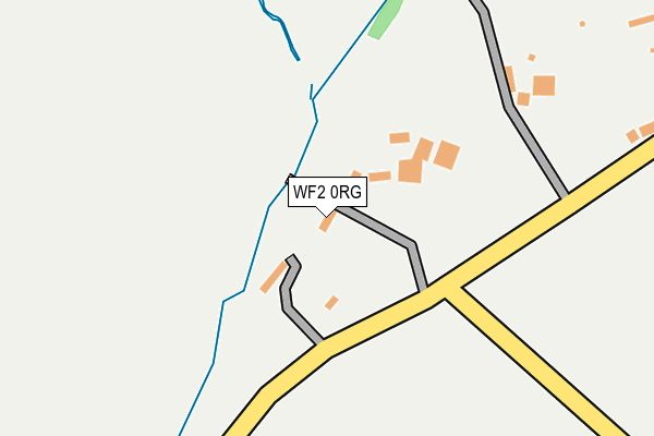 WF2 0RG map - OS OpenMap – Local (Ordnance Survey)