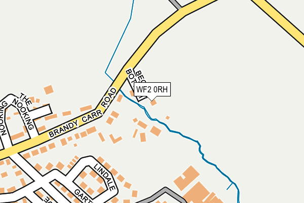 WF2 0RH map - OS OpenMap – Local (Ordnance Survey)