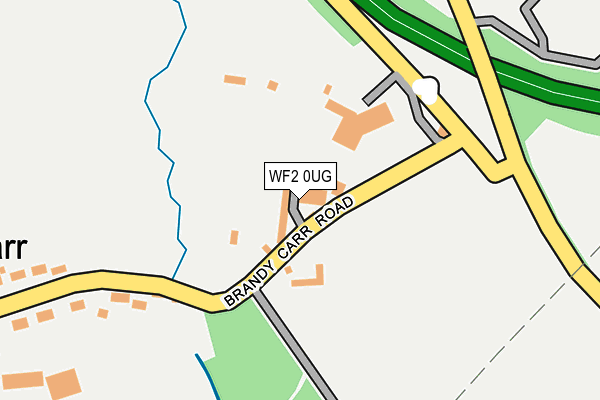 WF2 0UG map - OS OpenMap – Local (Ordnance Survey)