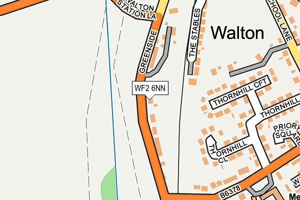 WF2 6NN map - OS OpenMap – Local (Ordnance Survey)