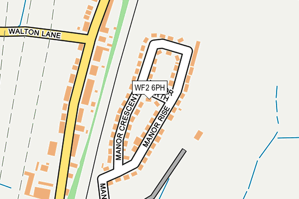 WF2 6PH map - OS OpenMap – Local (Ordnance Survey)