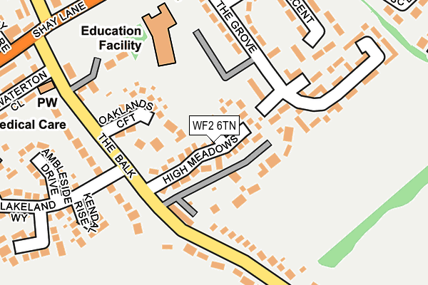 Map of DJB GOLF LIMITED at local scale